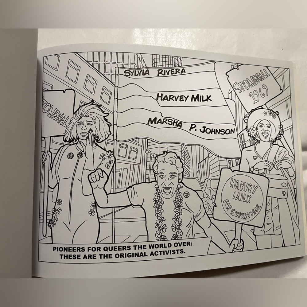 LGBTQ Loud & Proud! Coloring Book - Picture 7 of 7